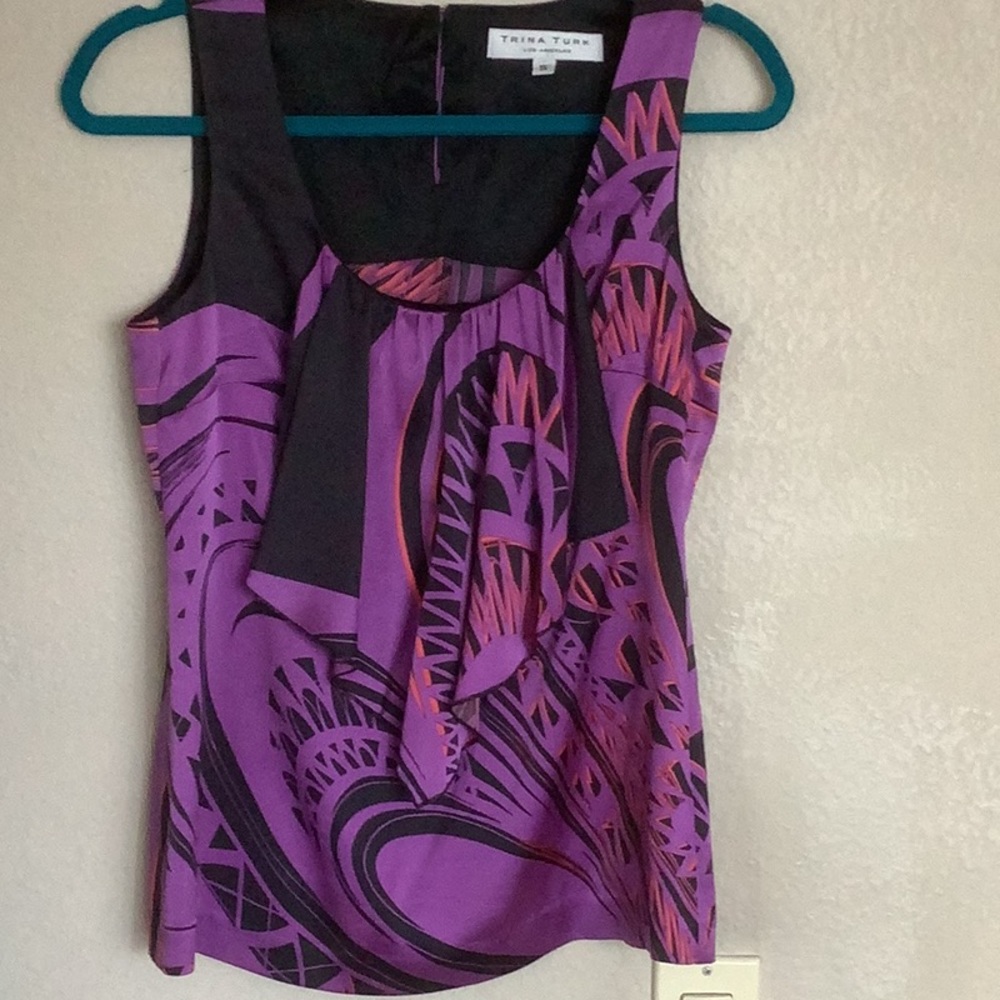 Silk top by Trina Turk